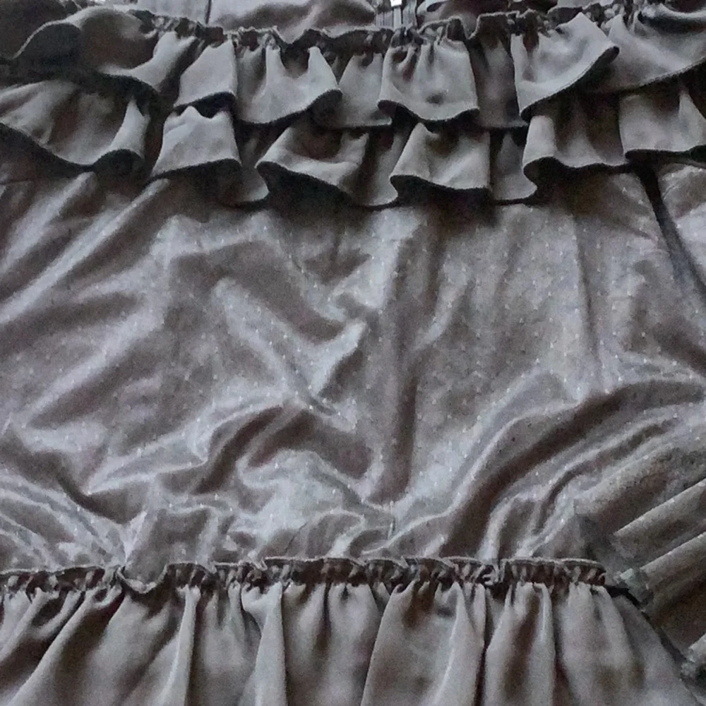 Black Lace Tiered Blouse